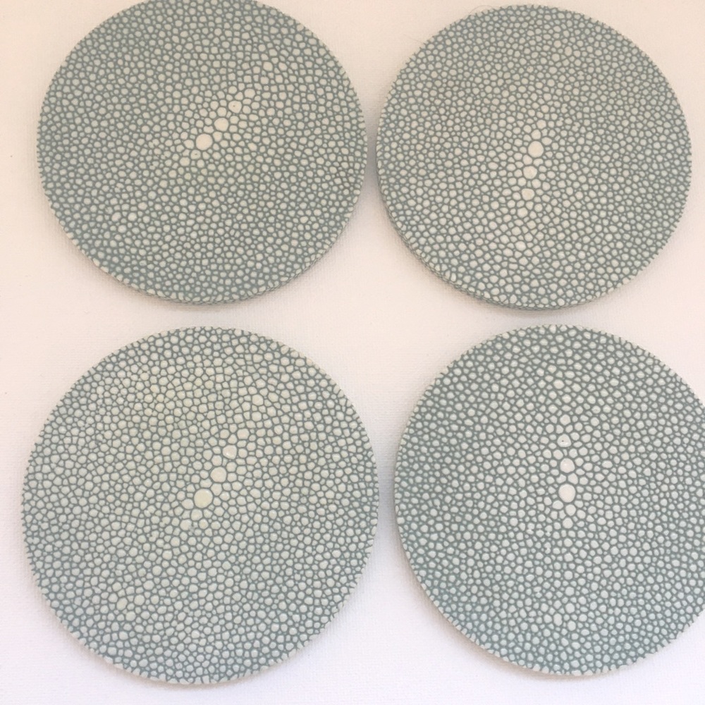 Set of four coasters.